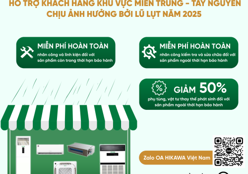 HIKAWA hỗ trợ khách hàng khu vực miền Trung - Tây Nguyên chịu ảnh hưởng bởi lũ lụt năm 2025