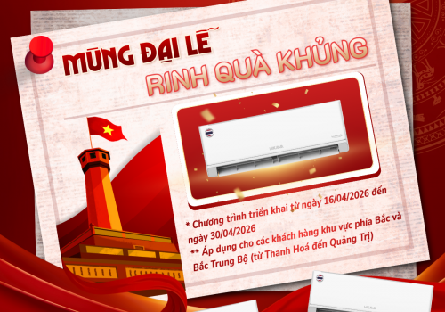 Khuyến mãi tháng 04/2026: Mừng Đại Lễ - Rinh Quà Khủng